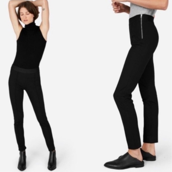 Everlane Pants - Everlane Front Seam Black Pants